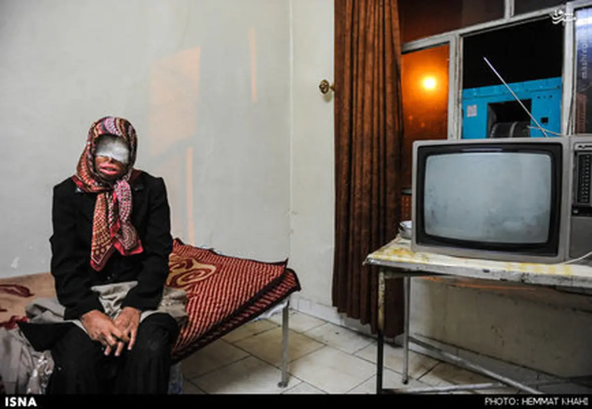 تصاویر/ اسید سمیه را خاموش کرد...