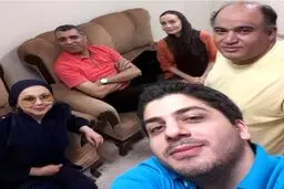سلفی بهنوش بختیاری و همکاران در پشت صحنه/عکس