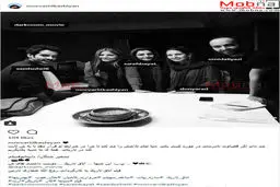 دورهمی ساره بیات و ساعد سهیلی در پشت صحنه یک فیلم/عکس