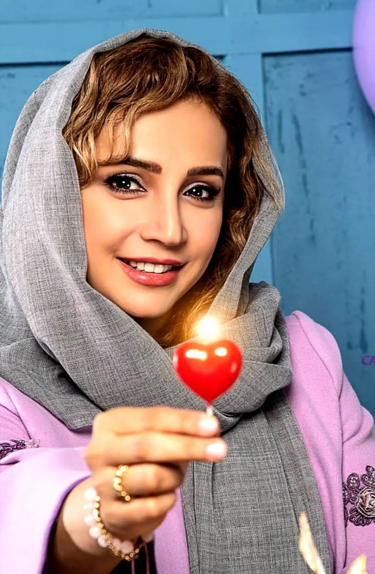 عکس دیده نشده تولد ۴۳ سالگی شبنم قلی خانی