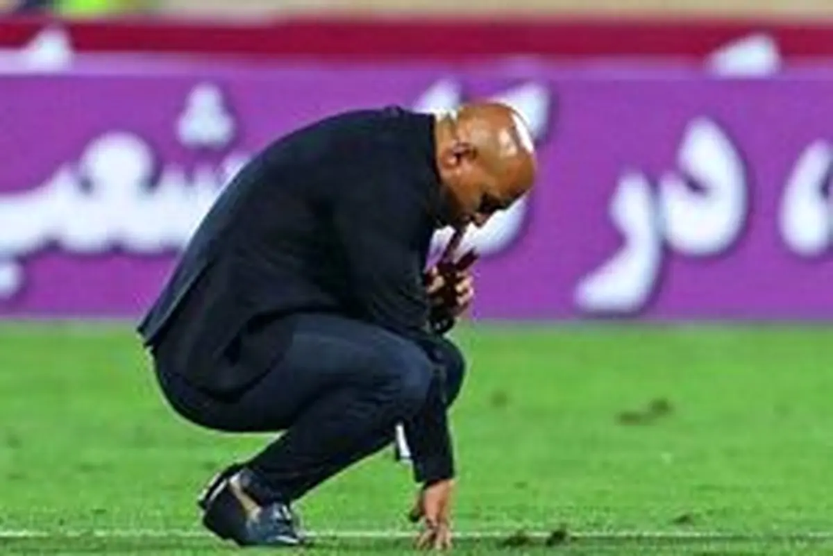 کتک خوردن منصوریان در تمرین ذوب آهن!