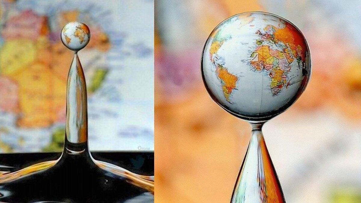 عکس / عکاسی حیرت انگیز از قطره‌های آب