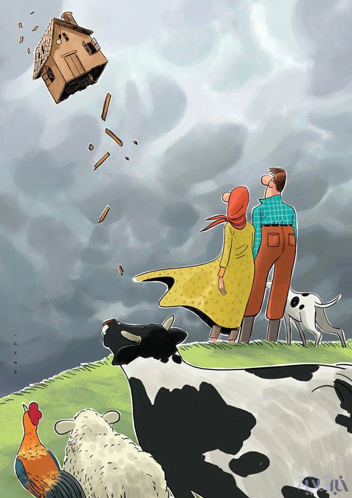 این هم وضعیت یک چهارم مردم ایران/عکس