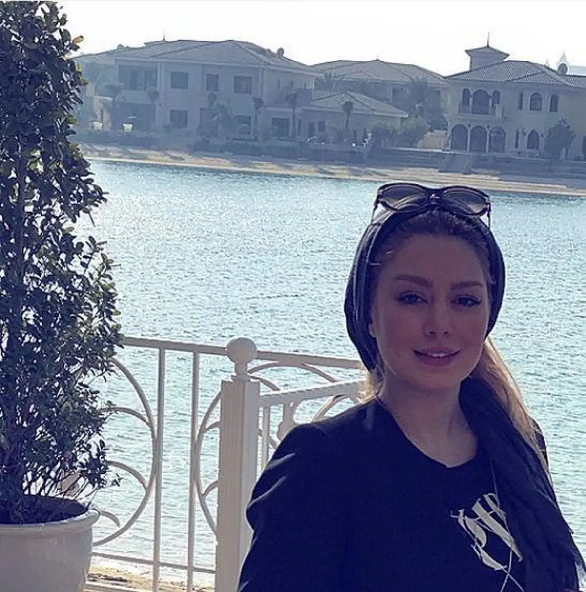 تیپ این روزهای سحر قریشی در خارج از کشور/عکس