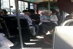 استادموسیقی‎ایرانی سوار براتوبوس/عکس