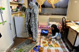 تصاویر:سفره‌‍‌های افطار دانشجویی