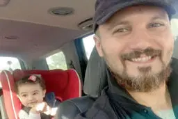 کامبیز دیر باز و دخترش یهویی /عکس