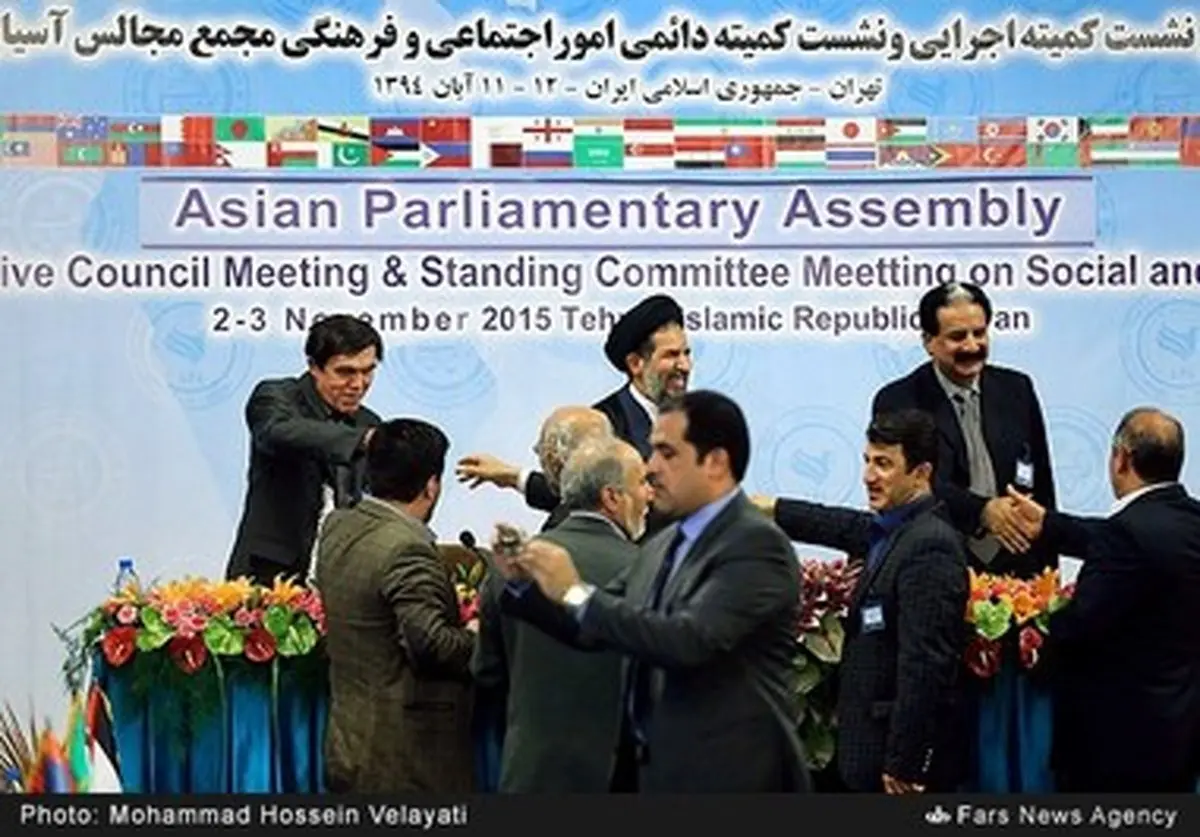 تصاویری از اولین نشست مجمع مجالس آسیایی