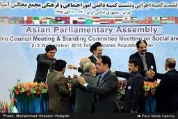 تصاویری از اولین نشست مجمع مجالس آسیایی