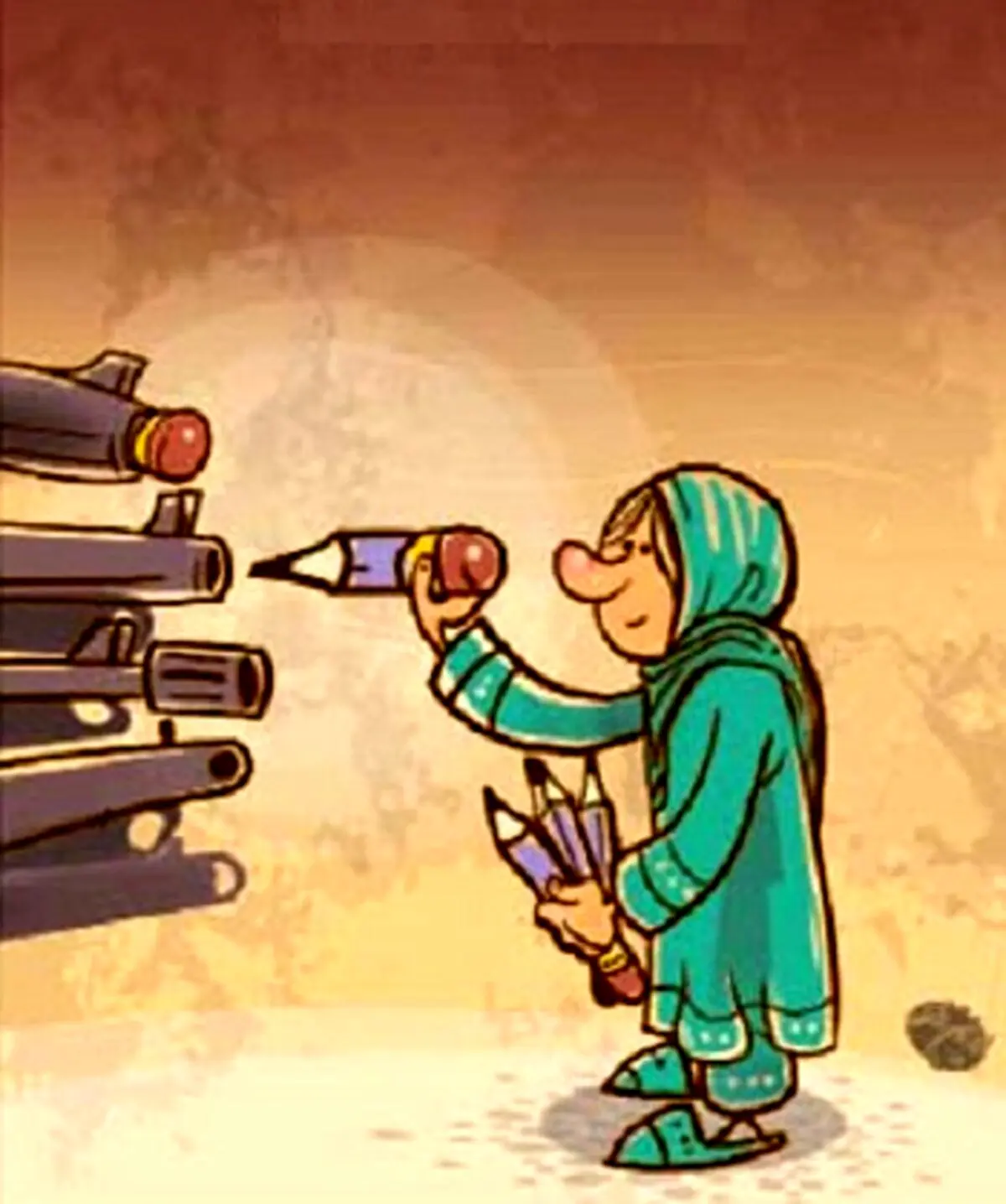 دختر نوبلی! /کاریکاتور