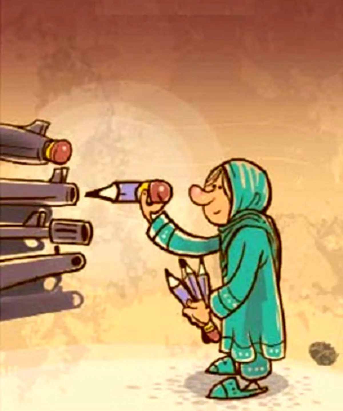 دختر نوبلی! /کاریکاتور