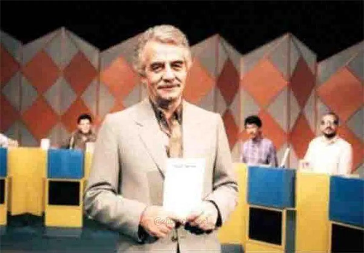 عکس/شخصی که برای اولین بار در صدا و سیما جلوی دوربین رفت