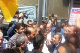 جنجال احمدی نژاد در راهپیمایی روز قدس! +‌ عکس