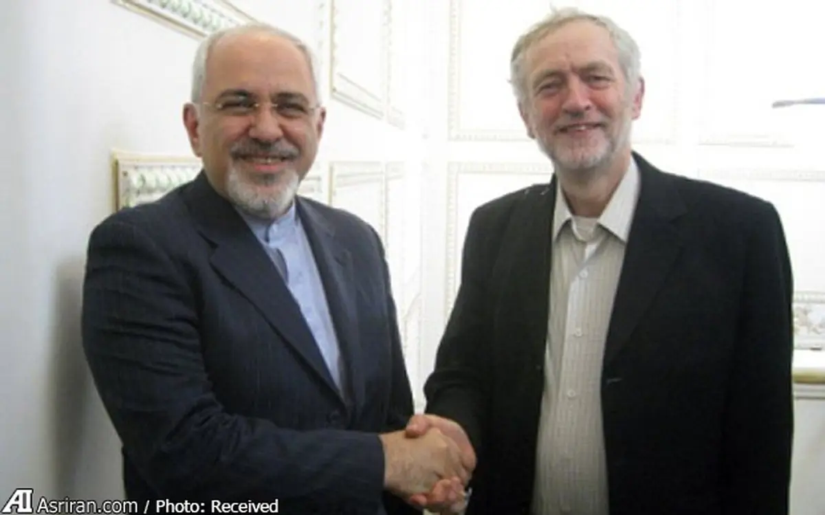 جرمی کوربین و محمد جواد ظریف+عکس