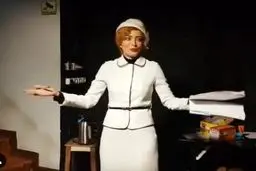 گریم جالب بهنوش طباطبایی در پشت صحنه + عکس