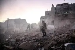 خسارات بمباران نوار غزه توسط رژیم صهیونیستی / تصاویر