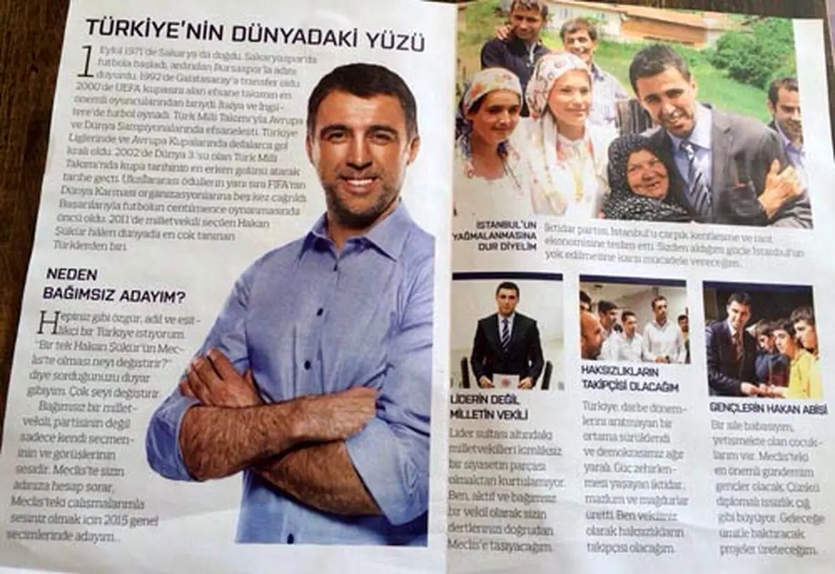 هاکان شوکور نامزد نمایندگی مجلس ترکیه/عکس