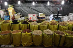 افتتاح نمایشگاه خشکبار ،آجیل و مواد غذایی شب یلدا/تصاویر