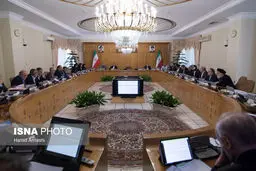 تصاویری از جلسه هیات دولت در غیاب رییس جمهور