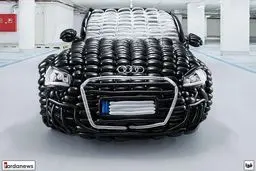 ماشین بادکنکی آئودی/عکس