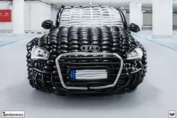 ماشین بادکنکی آئودی/عکس