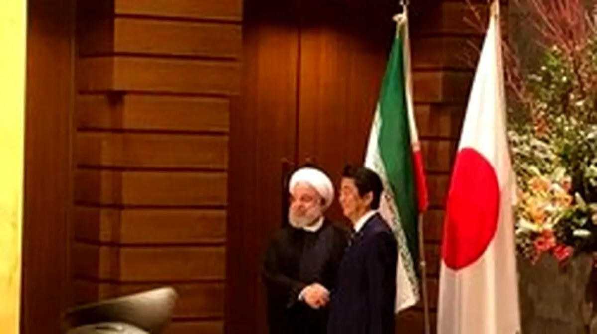 استقبال رسمی نخست وزیر ژاپن از رئیس جمهوری ایران