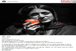 تصویری از پوشش و گریم زهره کاظمی در نمایش تاتر شر / عکس