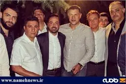 شهريار و ژنرال در ضيافت افطاري/ عکس