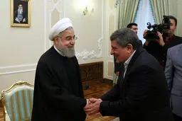 دیدار نوروزی محسن‌هاشمی و شمخانی با روحانی/تصاویر