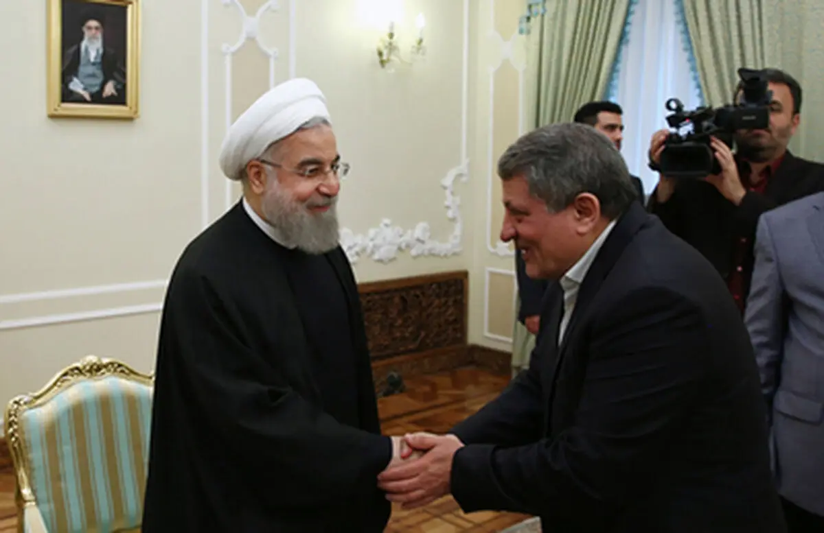 دیدار نوروزی محسن‌هاشمی و شمخانی با روحانی/تصاویر