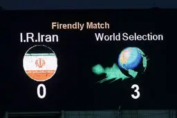 سوتی در اسکوربورد ورزشگاه آزادی + عکس