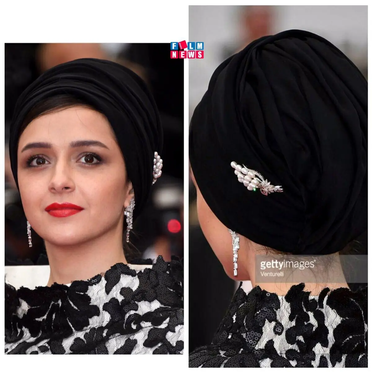 نخل طلای کن بر کلاه ترانه علیدوستی/ عکس