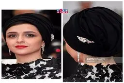 نخل طلای کن بر کلاه ترانه علیدوستی/ عکس