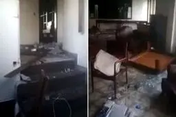 اغتشاشگران کنسول‌گری ونزوئلا در کلمبیا را غارت کردند