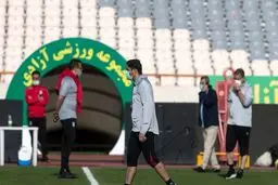 تصاویر دیده نشده از تمرینات تیم ملی فوتبال ایران