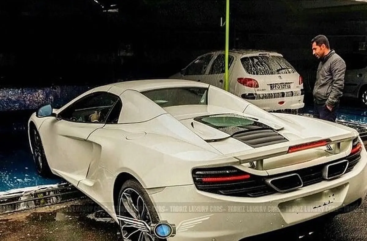 عکس/ کارواش ایرانی برای مک لارن F1