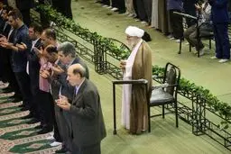 اقامه نماز عید قربان در مصلی تهران /عکس