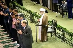 اقامه نماز عید قربان در مصلی تهران /عکس
