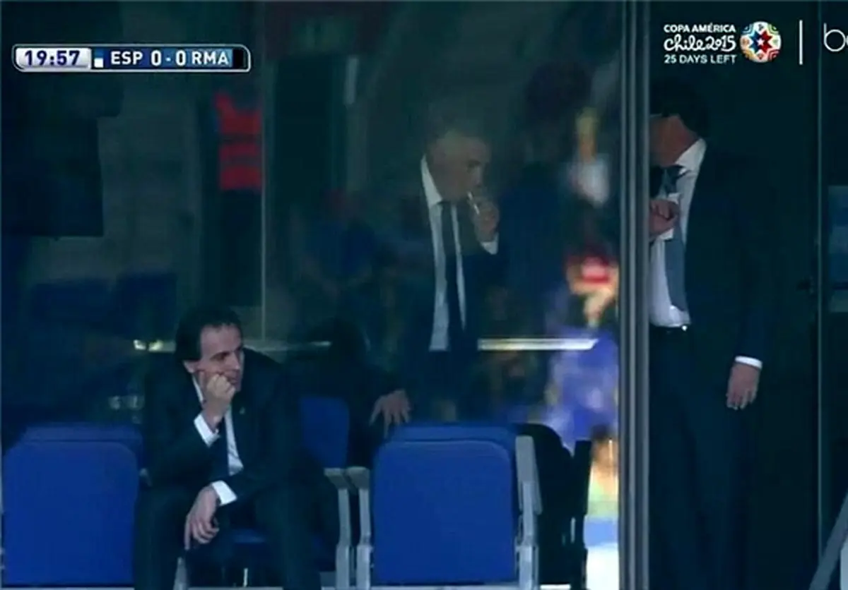 چهره مغموم و ناراحت آنچلوتی پس از پیروزی بارسا+عکس