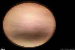 گذر تیر از قلب خورشید/ عکس