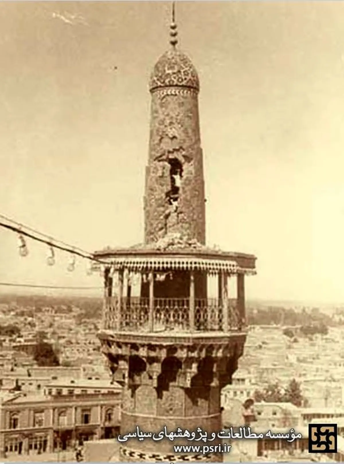 عکس/ وقتی روس‌ها حرم امام‌رضا را به توپ بستند