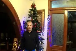 پروین در کنار درخت کریسمس! + عکس