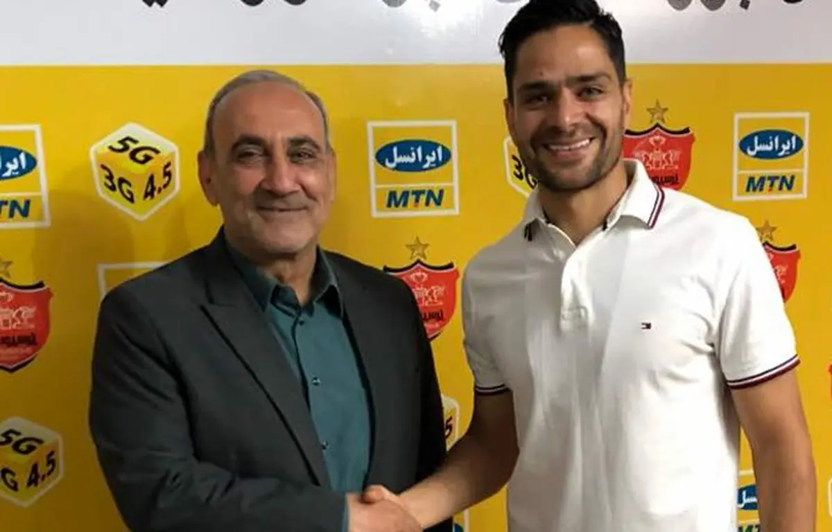 کامیابی نیا بالاخره با پرسپولیس تمدید کرد+ عکس