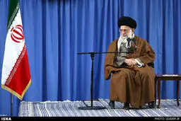 دیدار جمعی از دانشجویان و استعدادهای برتر علمی کشور با مقام معظم رهبری/تصاویر