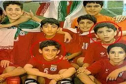 عکسی از محسن مسلمان و پیام صادقیان در دوران نوجوانی