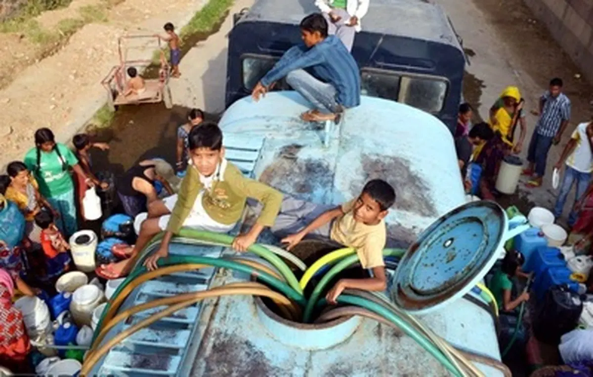 بحران کم آبی در دهلی/ تصاویر