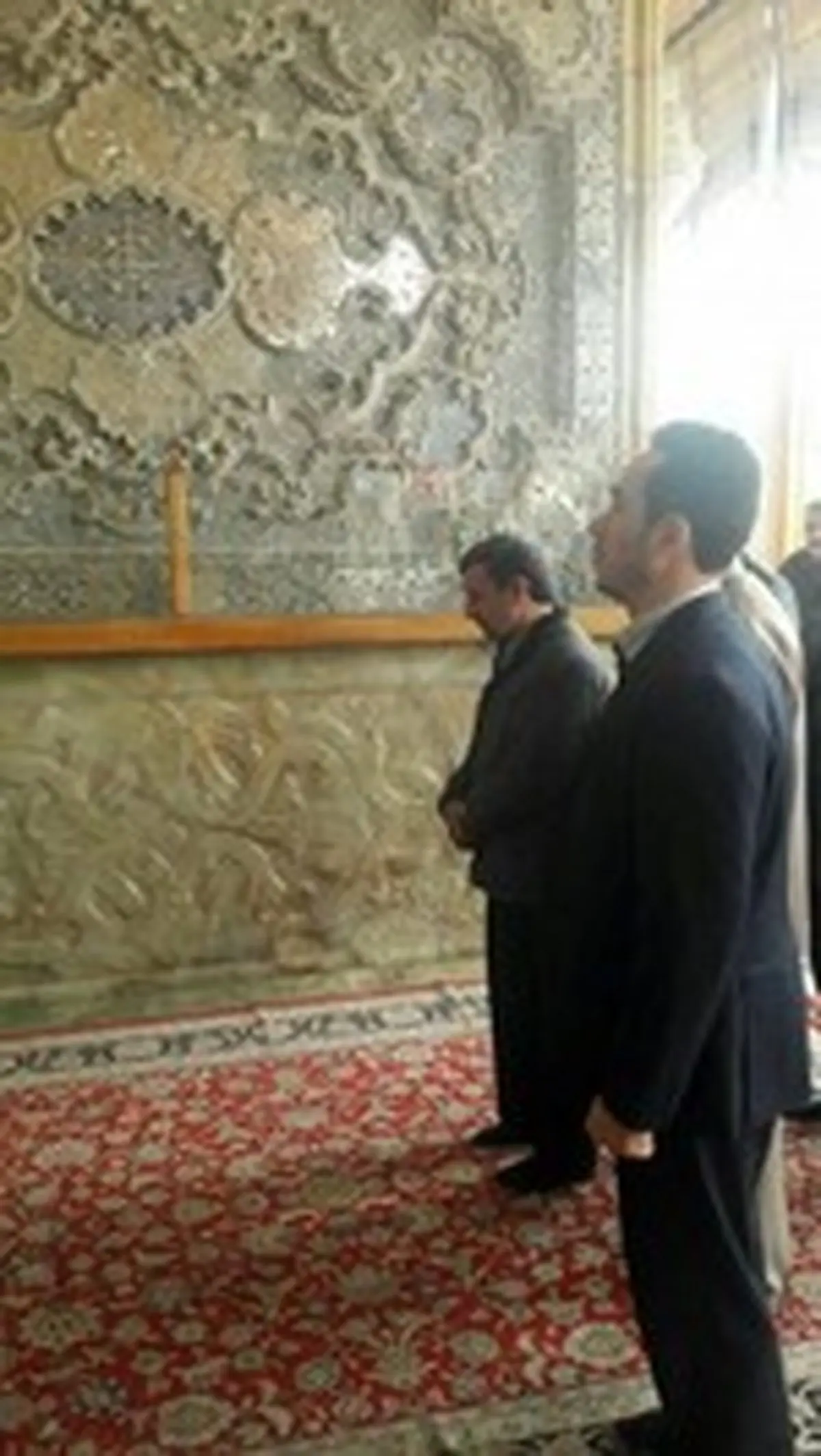 حواشی تصویری سفر احمدی نژاد به شیراز