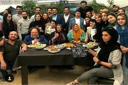 دورهمی هنرمندان در تولد لاکچری سام درخشانی + عکس