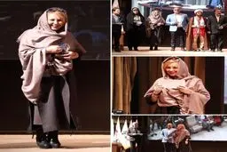 تجلیل از خانم بازیگر به عنوان فعال اجتماعی / عکس