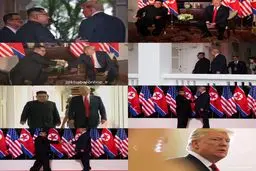 تصاویری از حاشیه دیدار تاریخی دونالد ترامپ و کیم جونگ اون